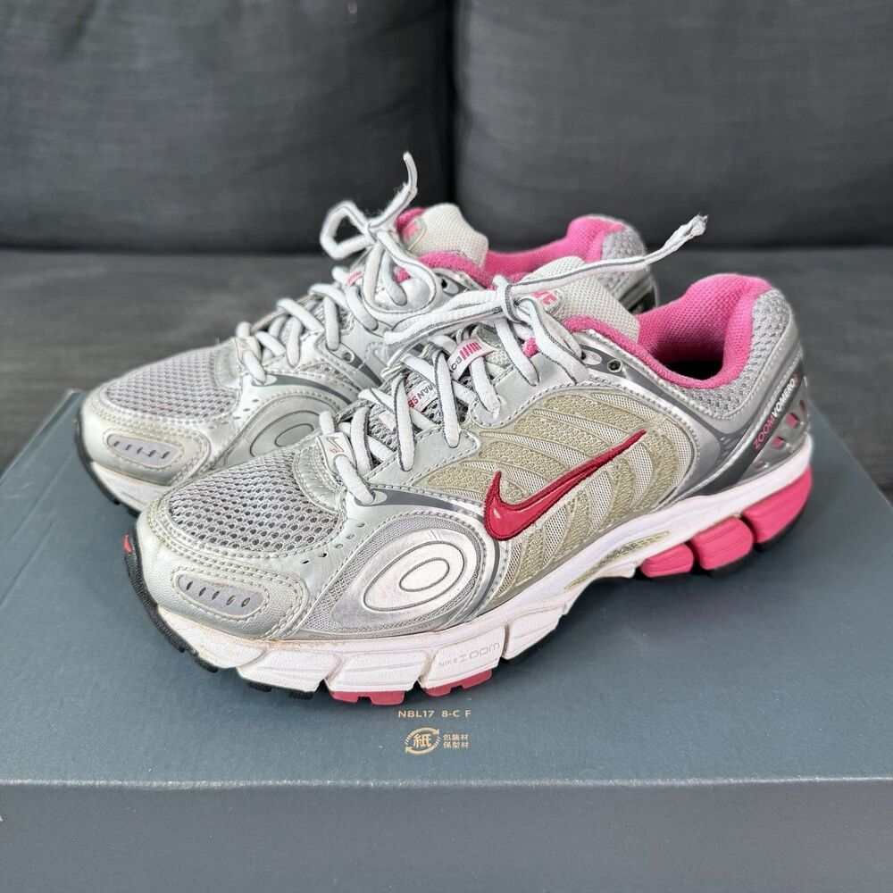 Nike Air Zoom Vomero 3 Bowerman Series Silver Pink Running Shoes Women's Sz 6.5